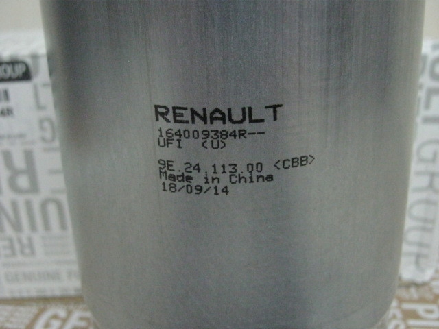 Оригінал renault оригінальний номер 164009384r фільтр оригінальний номер renault 8201046788 renault kangoo Зі Шроту