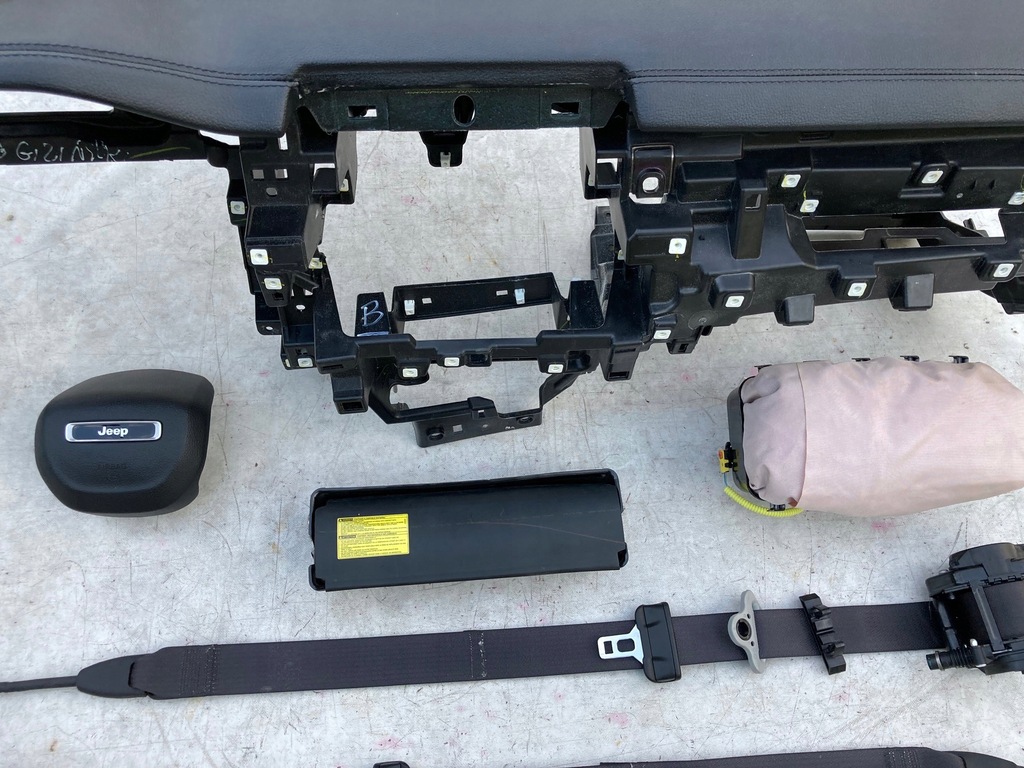 фото №5, Jeep compass 2 ii lift nić приборная панель консоль подушки безопасности