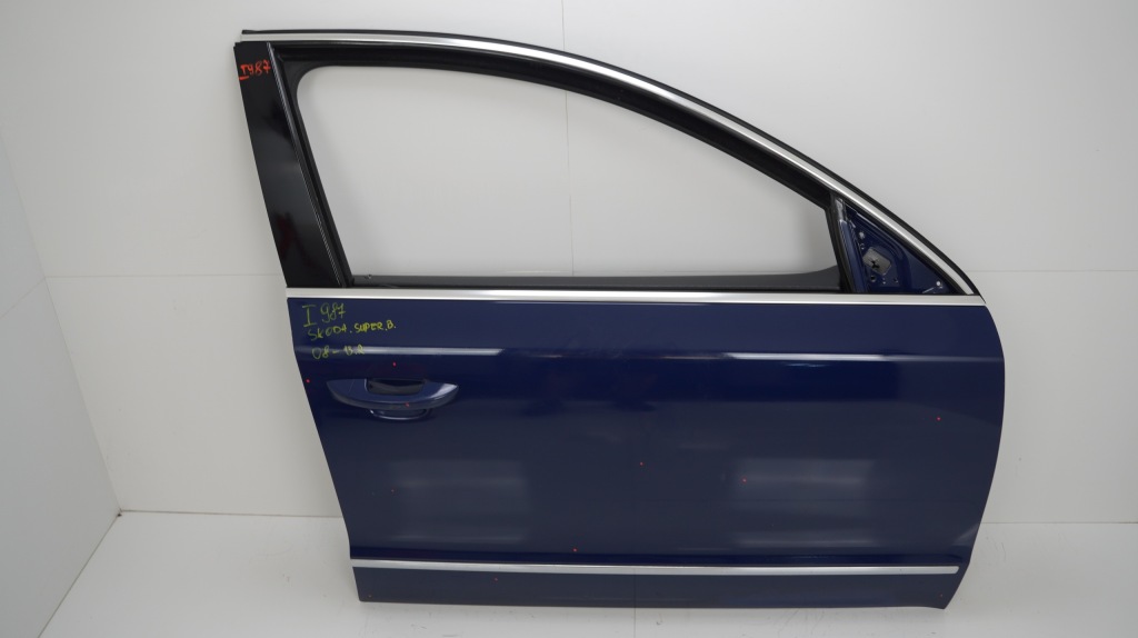 фото №1, Дверь правый перед skoda superb ii 08-13r lf5a