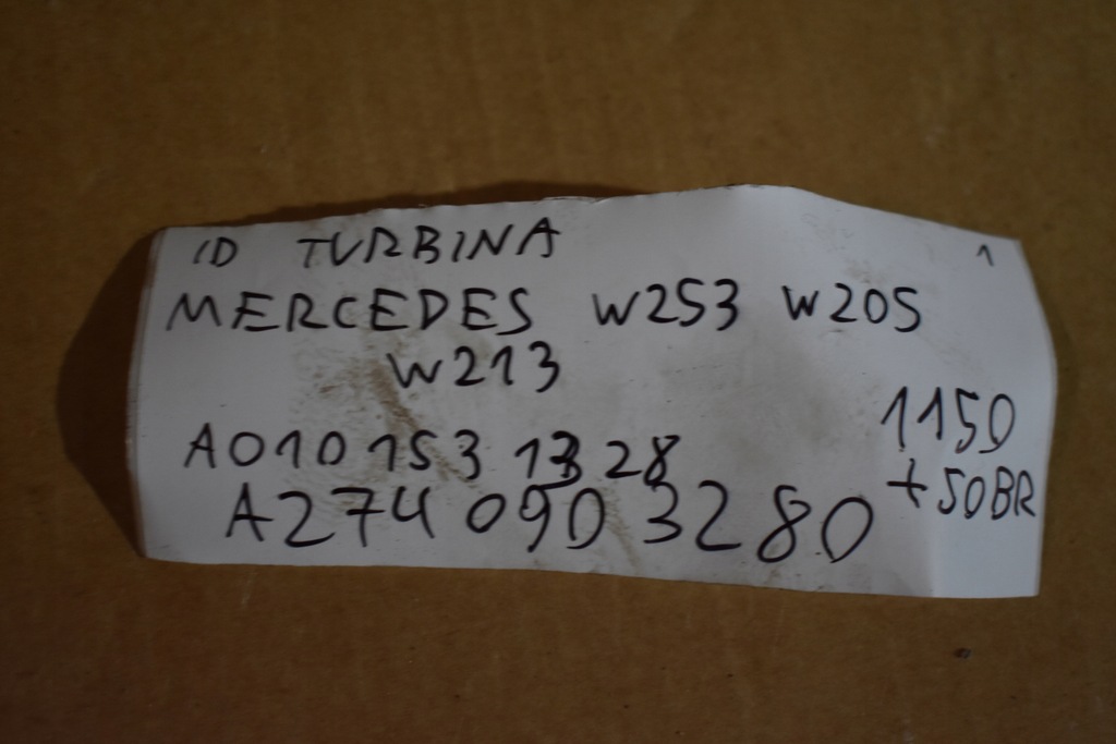фото №6, Idealna турбіна mercedes w213 w205 w253 1