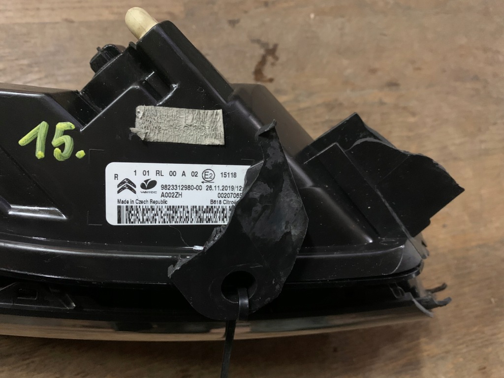 Citroen c3 3 фара правый перед drl led Оригинал