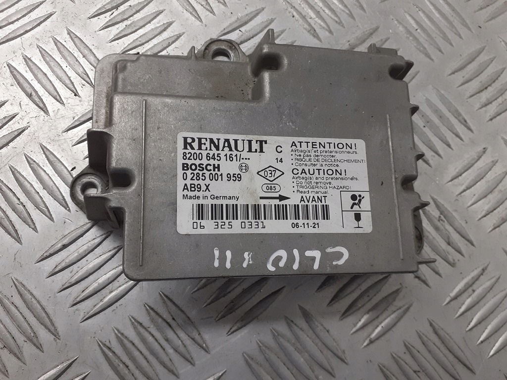 фото №1, Модуль подушка безопасности renault clio iii 8200645161