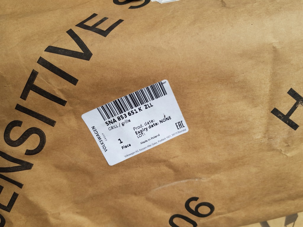 фото №5, Решётка радиатора решётка радиатора решётка радиатора vw tiguan ii 2 оригинал 5na 5n 5na853653b 5na853651k