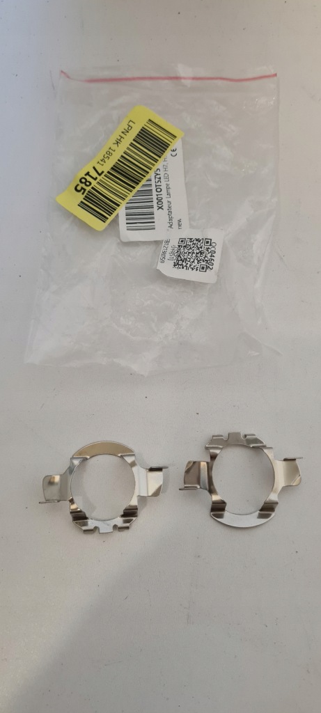 фото №3, Адаптери do leflektorów led 2 szt ford focus vw benz універсальні аксесуари