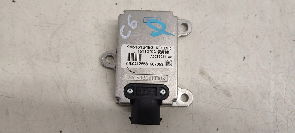 фото №1, Датчик прискорення citroën c6 td_ 9661616480 2.72l дизель 150kw 2007