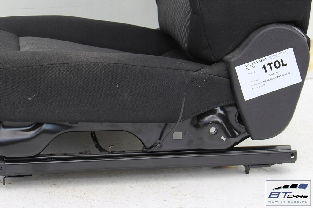 фото №9, Seat toledo 4 iv nh сиденья комплект сидений сидений сиденья обивка велюр