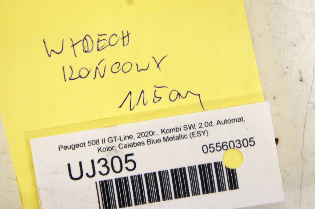 фото №7, Uj305 peugeot 508 ii 2.0d гаситель выхлоп конечный