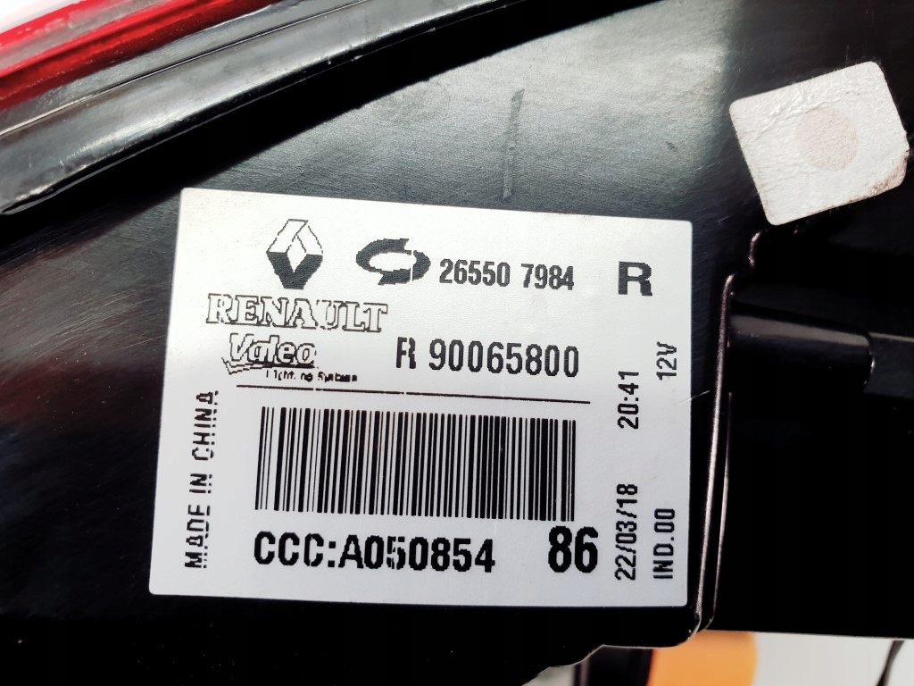 фото №12, Renault koleos ii 16r+ лампа задняя led ory europa !!