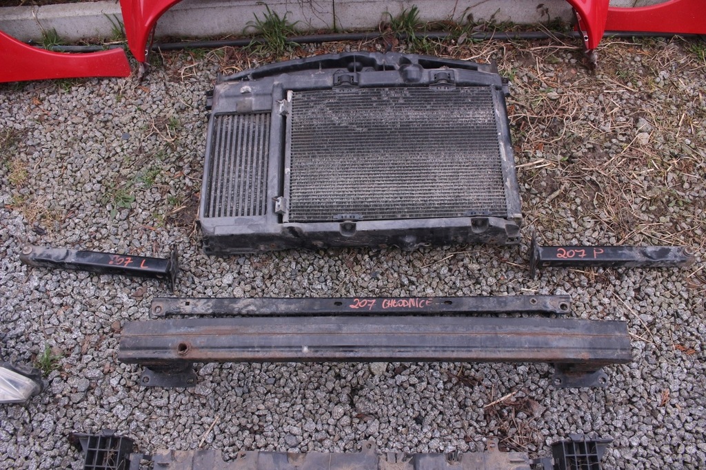 фото №8, Перед kompletny капот бампер крыло peugeot 207