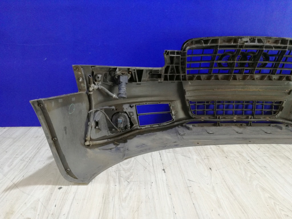 фото №6, Audi a6 c6 s-line lift бампер решётка радиатора перед 08/11 омыватель