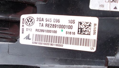 фото №3, Vw t-roc правая led 2ga945096 оригинал