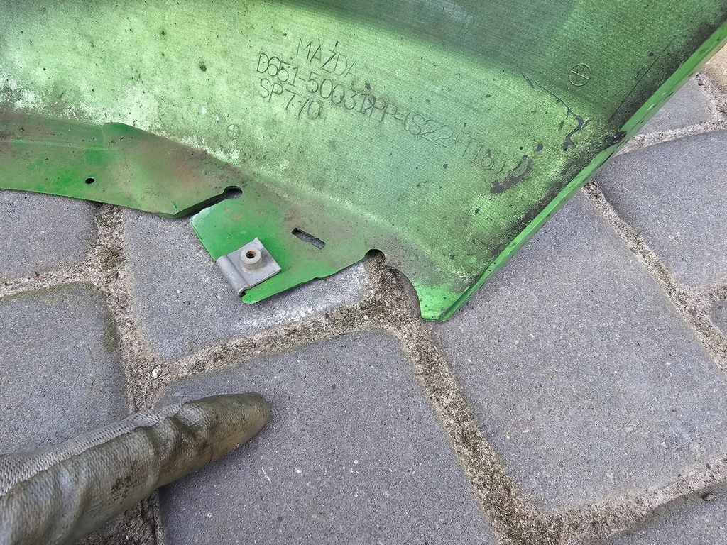 фото №15, Mazda 2 ii de бампер передній d651-50031 решітка радіатора зелений протитуманні фари 07-10r