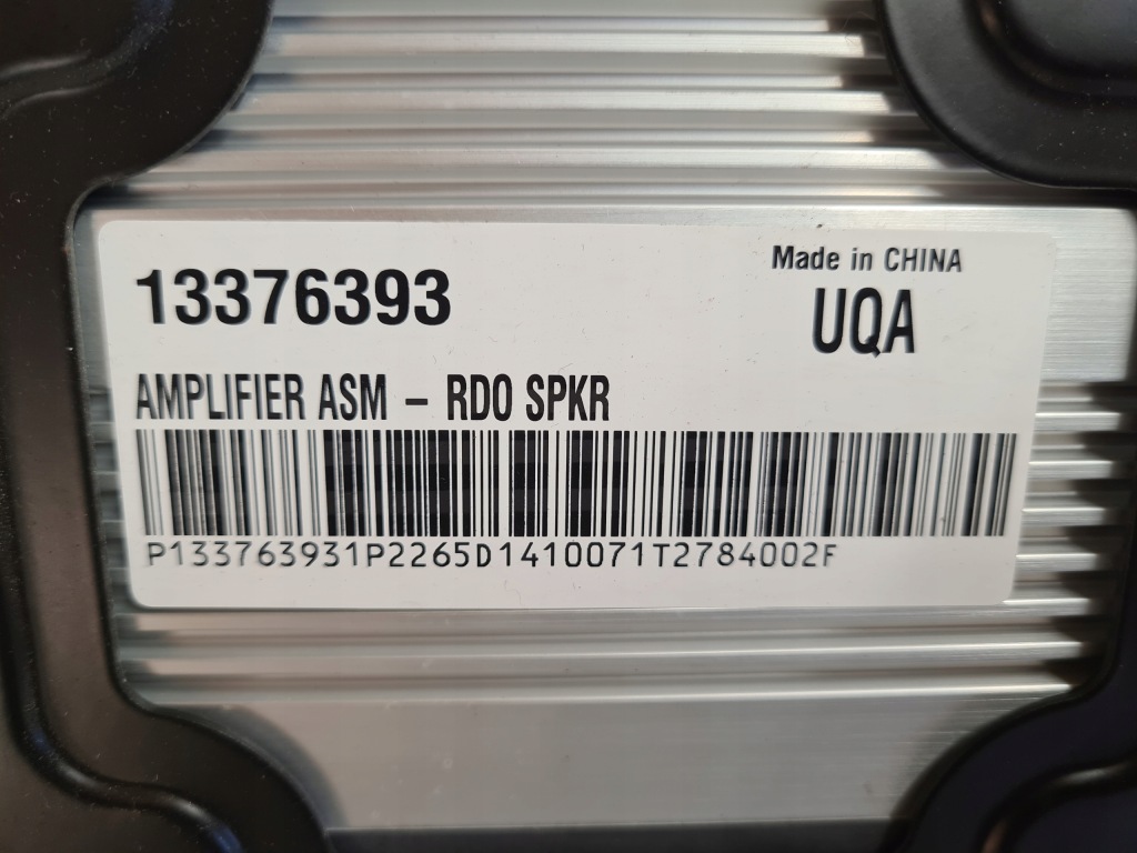 Модуль усилитель аудио радио infinity opel astra iv j 13376393 Недорого