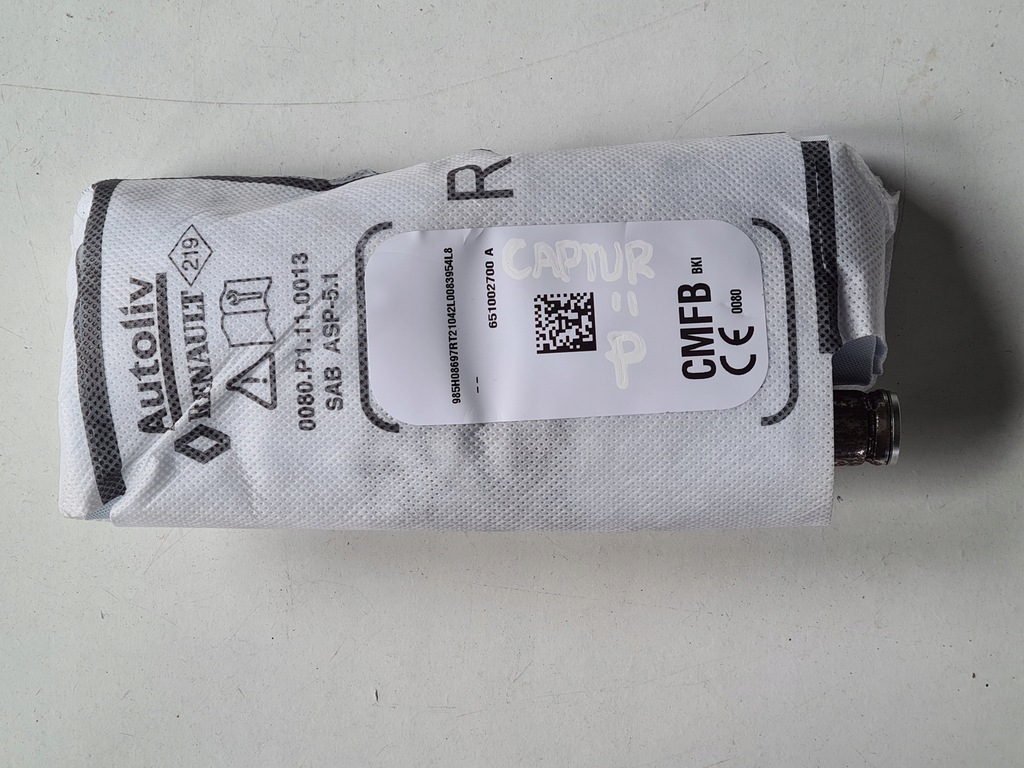 фото №1, Подушка безопасности подушка сиденье правая renault captur ii 19-