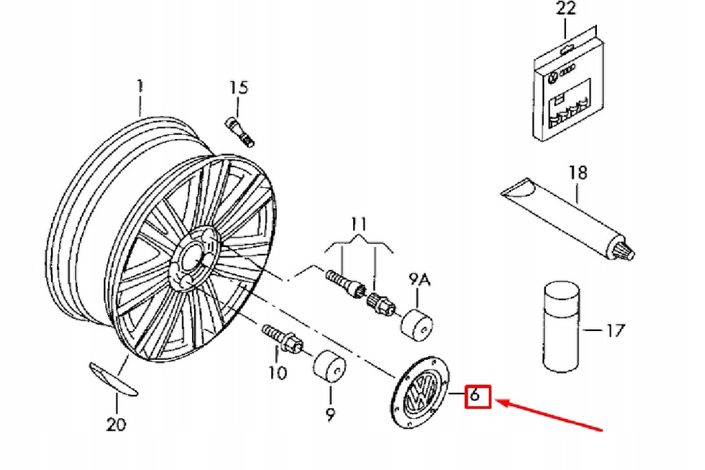 фото №10, Volkswagen golf mk6 трос отпускающая замок капот rhd 5k2823531a nowa