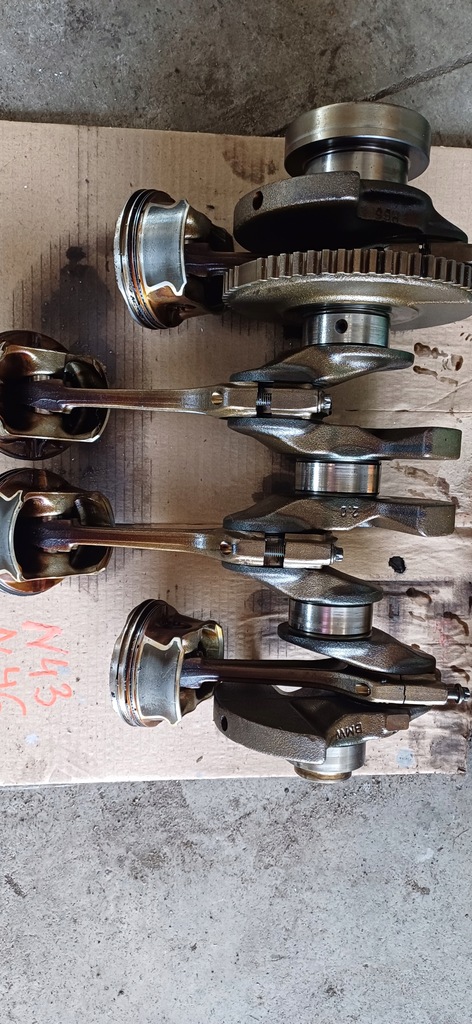 фото №4, Wał с шатунами номинал bmw e90 e87 n43b20