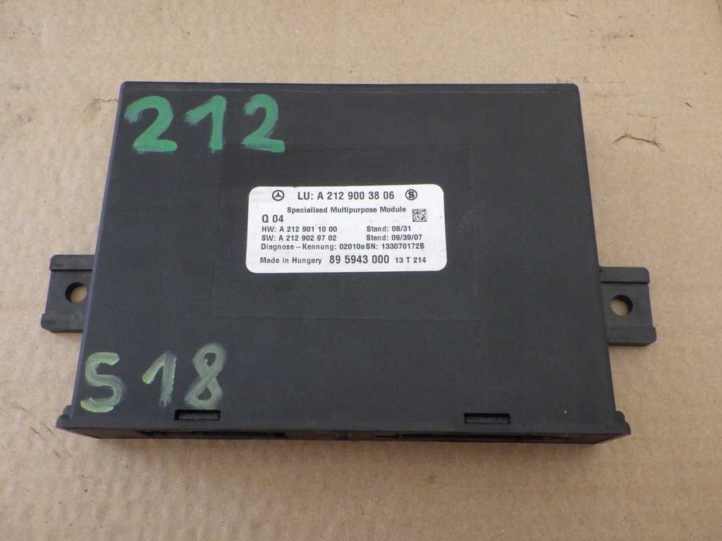 фото №1, Модуль комфорта mercedes e-klasa w212 2129003806