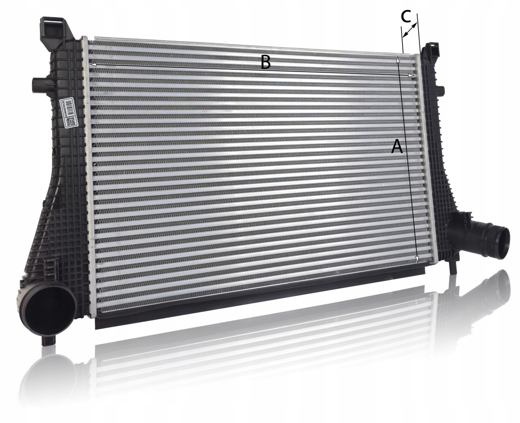 Интеркулер audi a3 q3 2018- 2.0 40 45 tfsi - америка 5qm145803a 5qm145803d Оригинал