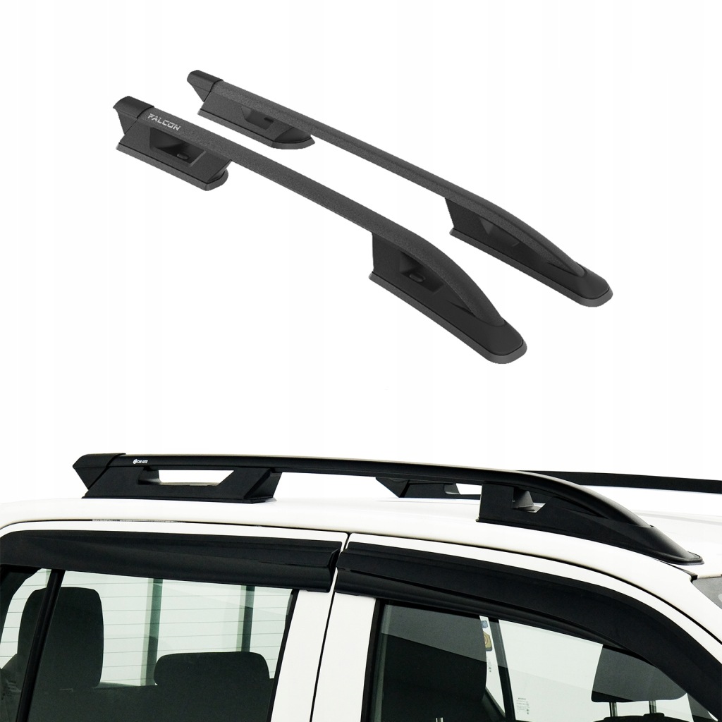 фото №1, Turtle рейлинги кровельные falcon do ford ranger t6-p375/px 2011 - 2022 чёрный