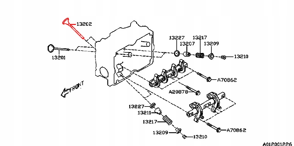 фото №8, Клапан випускний ej204 subaru impreza legacy 05-12