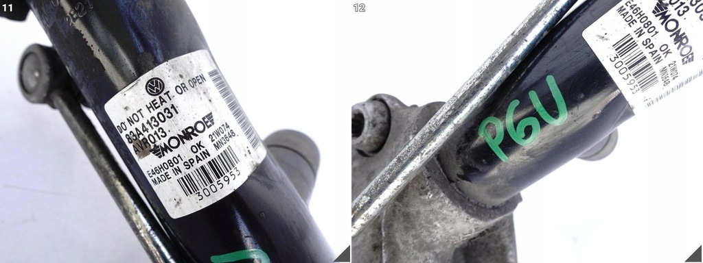 фото №12, Audi rsq3 q3 rs ii f3 83b 83a поворотний кулак + ступиця + амортизатор правий перед