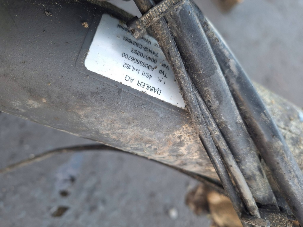 Mercedes sprinter w906 10-14 задняя oś мост 46:11 a9063506700 большая голова Киев