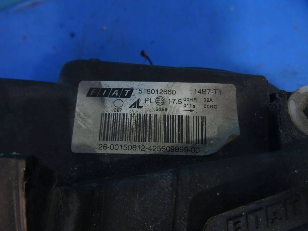 фото №11, Лампа ліва перед fiat croma ii 518012660