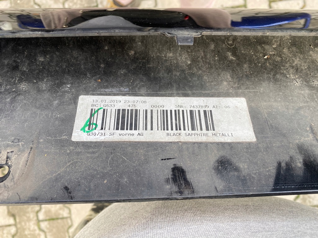 фото №6, Bmw 5 g30 g31 бампер передний оригинальный