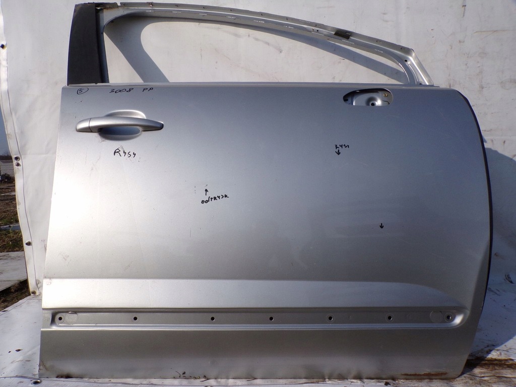 фото №2, Дверь правый перед peugeot 3008
