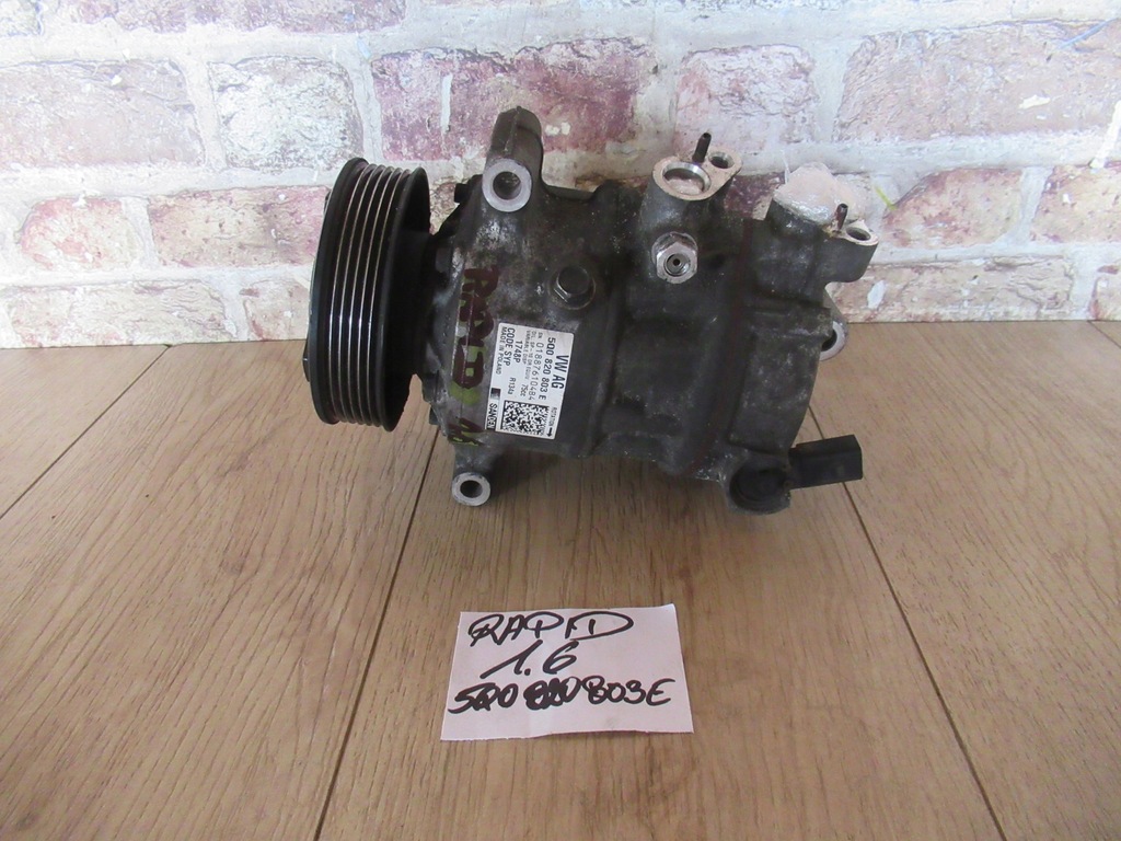фото №1, Компресор кондиціонера skoda rapid 1.6 tdi