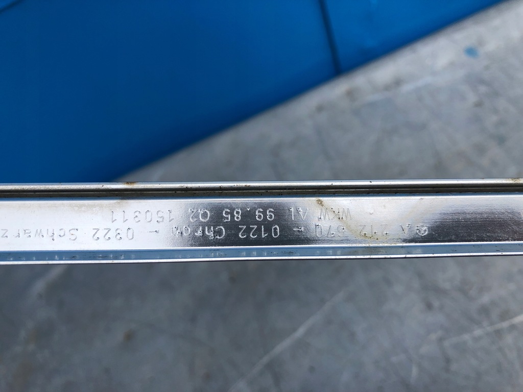 фото №6, Mercedes w212 kombi молдинг стекло крыла левый задняя