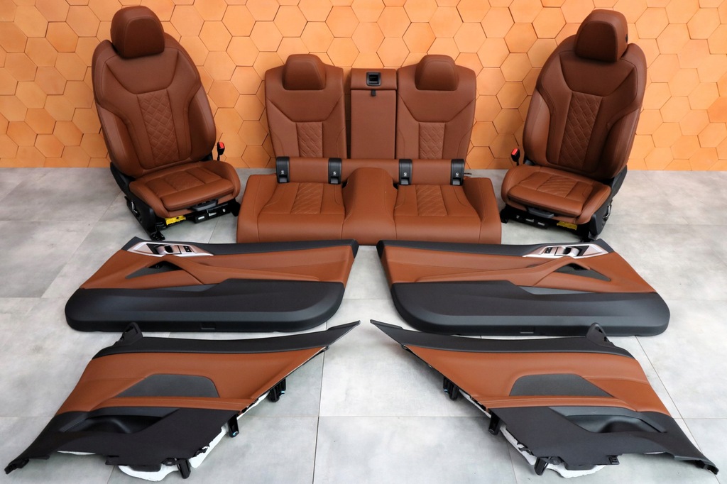 фото №1, Bmw 4' g22 lci салон сиденья merino individual с подогревом память harman