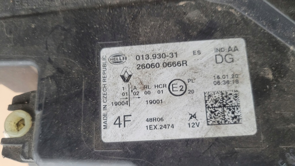 фото №10, Renault captur ii фара левый full led лампа левая /1582