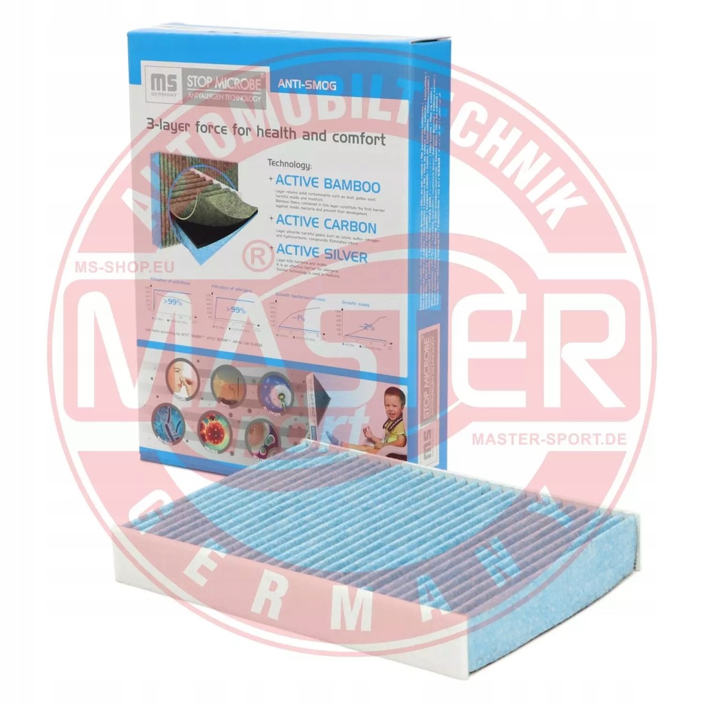 фото №4, "фільтр салонний ""ms"" stop-microbe nissan qashqai ii, renault espace v,