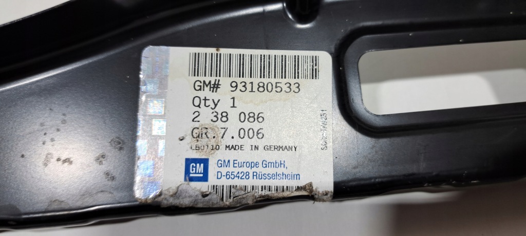 Opel astra h кронштейн ремень задний 93180533 Недорого