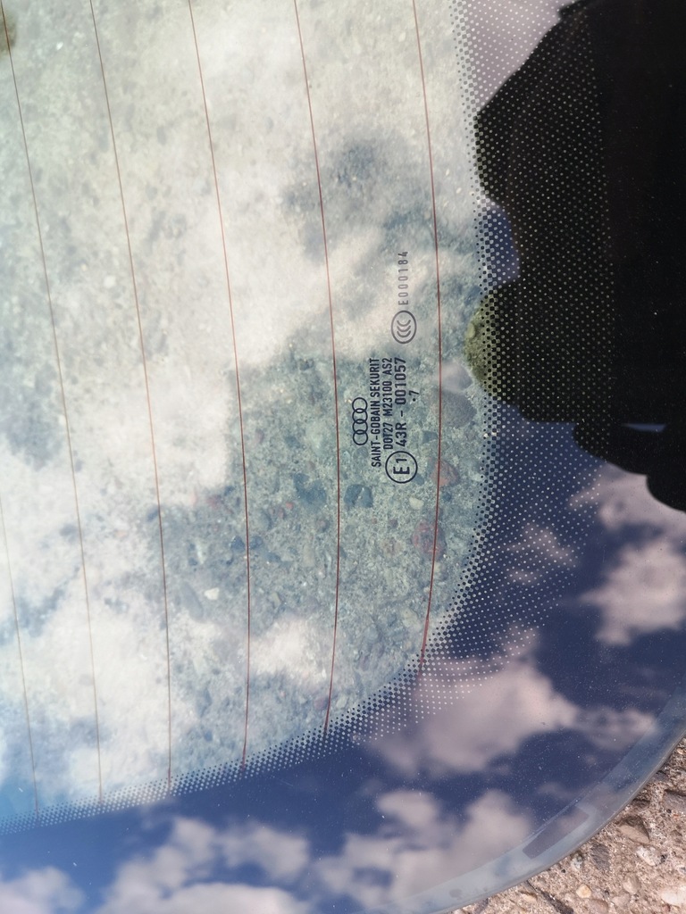 фото №4, Стекло задняя задняя кузовная audi a5 8t coupe 3d