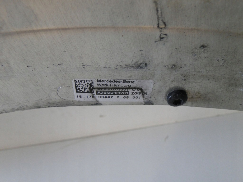 фото №10, Mercedes c 205 coupe pas передній підсилювач w205