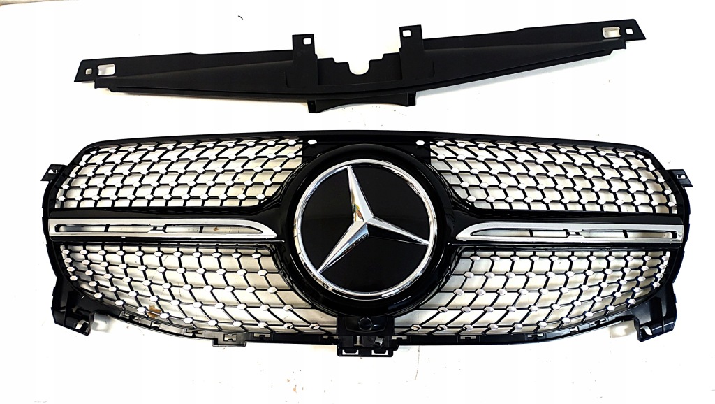 фото №13, Новый решётка радиатора решётка радиатора радиатора mercedes gle w167 2019- diamond black камера