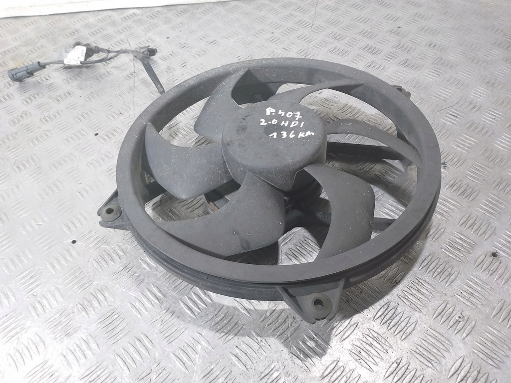 фото №1, Вентилятор радиатора peugeot 407 sw 2.0 hdi