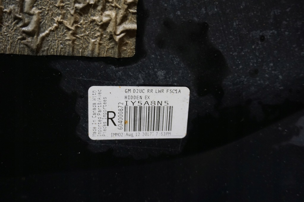 фото №10, Chevrolet equinox 2018 - 2021 бампер задня задній накладка абсорбер