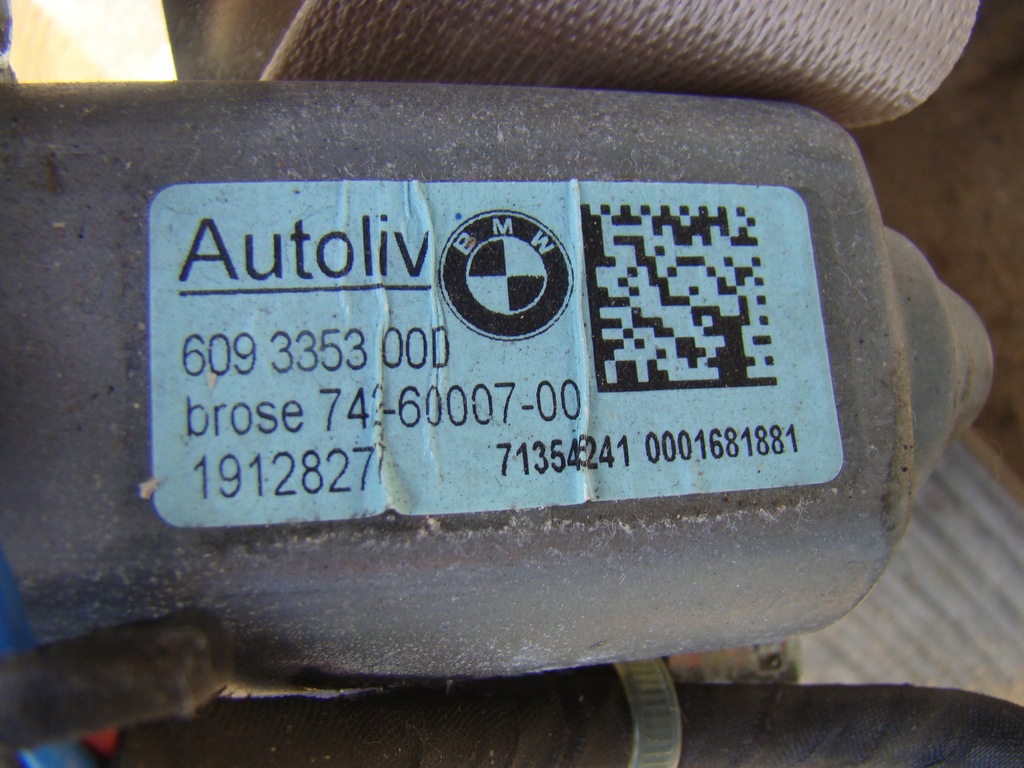 фото №4, Pas безопасности правый bmw f01 f02 euro