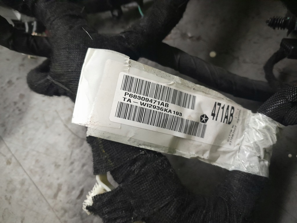 фото №11, Jeep cherokee kl v 2013-18r usa 2.4 3.2 джгут електропроводка панелі консолі