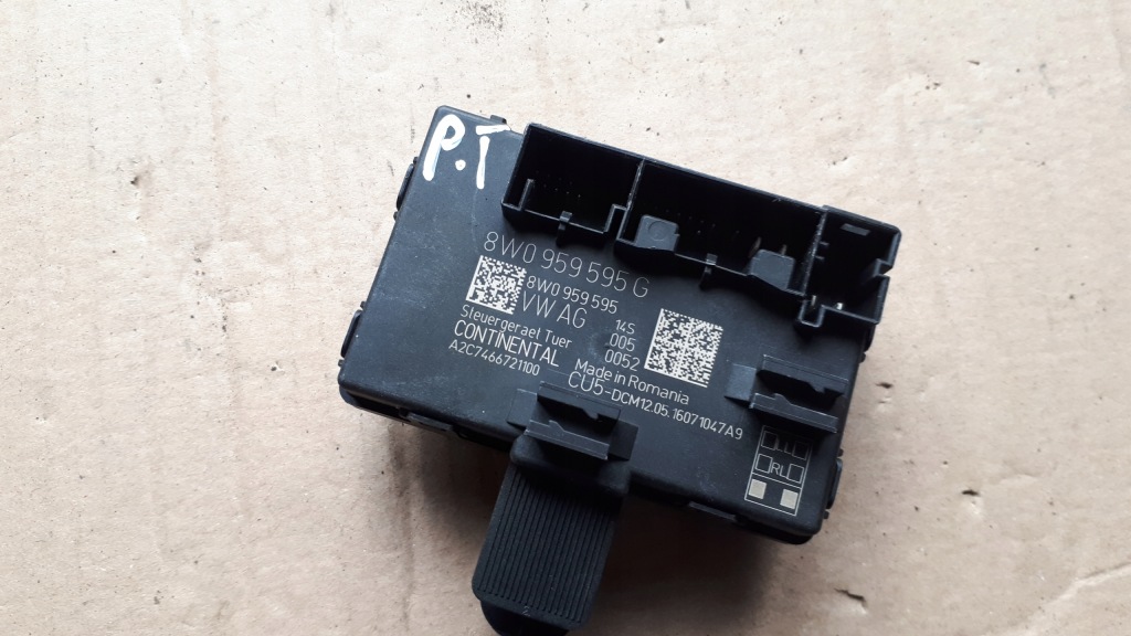 фото №1, A4 b9 8w блок управления модуль дверь задняя 8w0959595g