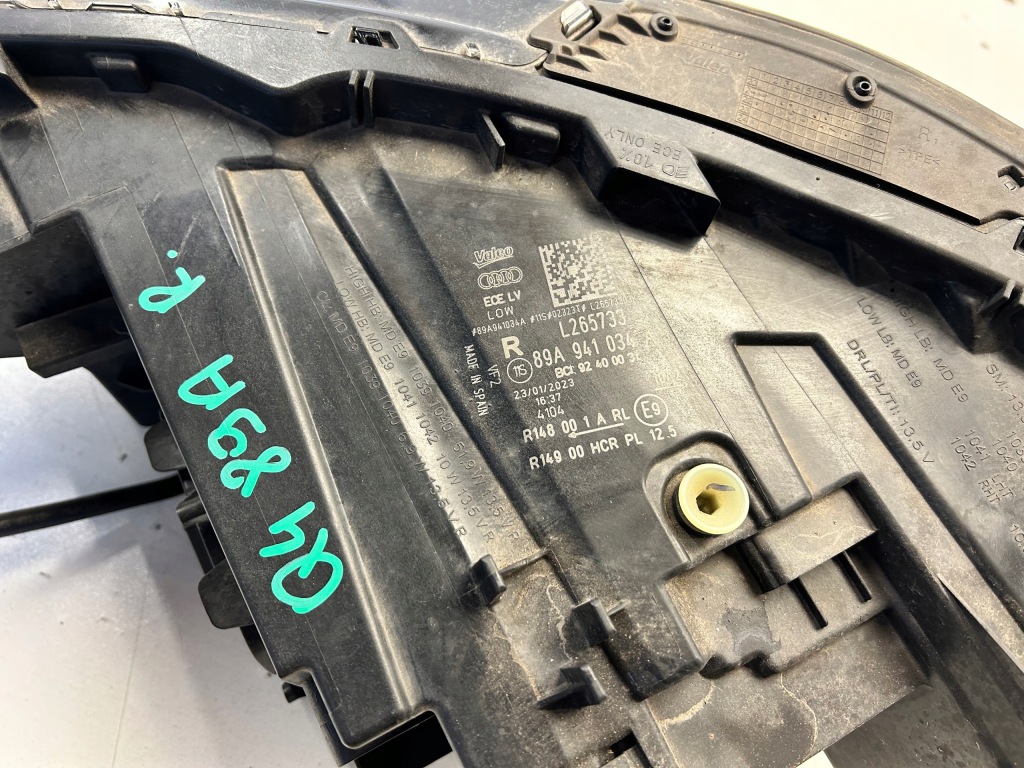 фото №8, Лампи лампа права ліва передня full led q4 89a941033a 89a941034a 2023r