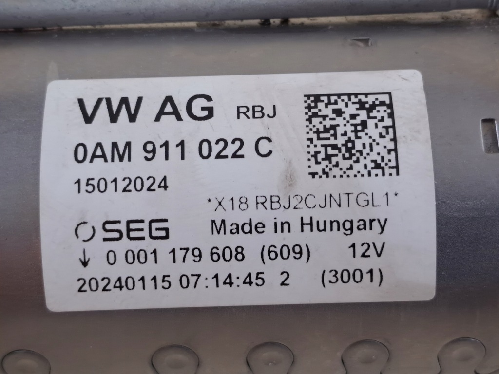 фото №9, Стартер 1.5 tsi seat arona fr lift 2024r малый пробег 9.032km