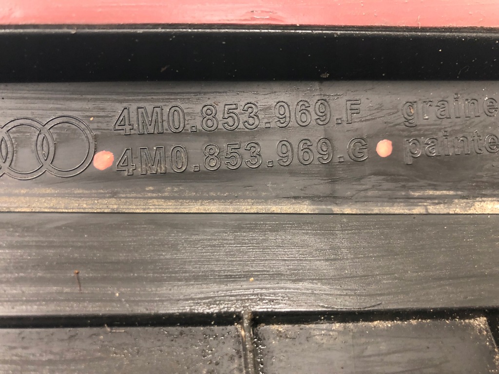 фото №9, Audi q7 4m молдинг дверь левый задняя 4m0853969g