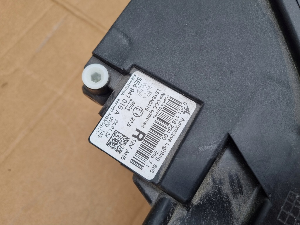 фото №6, Skoda octavia iv full led лампа права перед