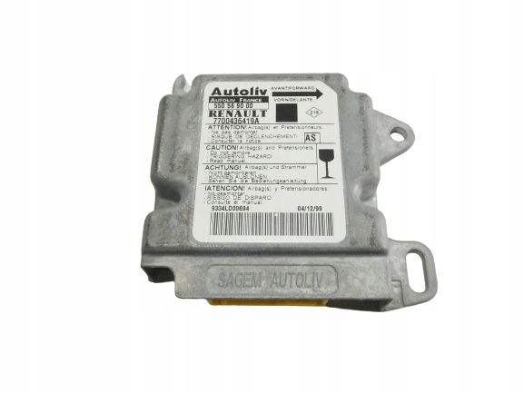 фото №1, Модуль air bag renault scenic 7700436419