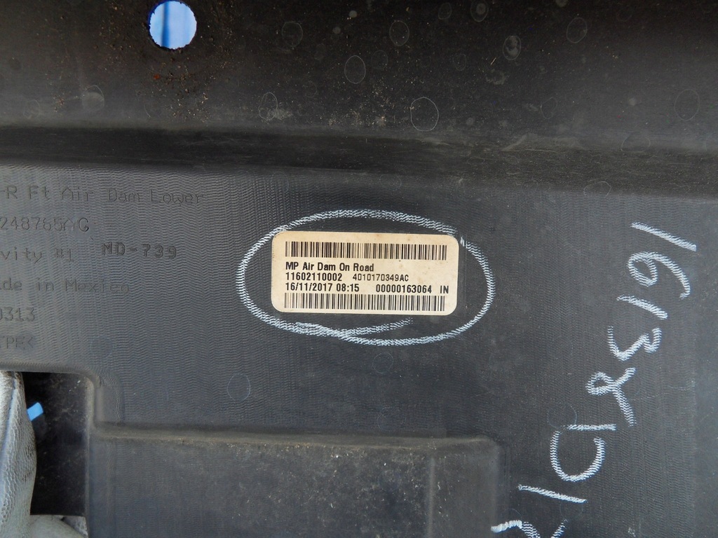 фото №14, Jeep compass 2 ii 17- бампер накладка спойлер dół