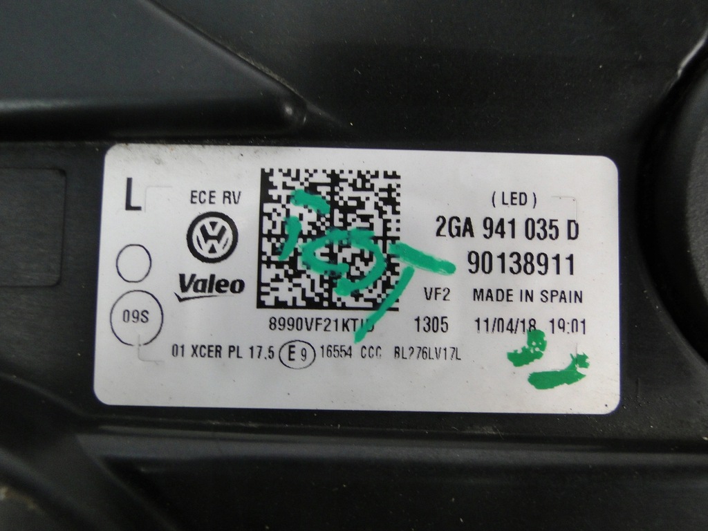 фото №7, Лампа фара ліва vw t-roc 2ga full led 2ga941035d